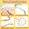 12220pcs Clay Beads Clay Bead Bracelet Kit, 96 Colors Beads 6mm Flat Round Clay Heishi Beads for Bracelerts with Letter Beads Charm and Elastic Strings Friendship Bracelet Making Kit for Girls